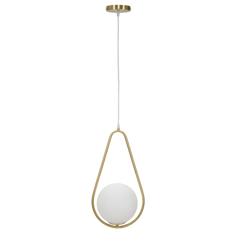 Lampada da Soffitto oro Bianco Necessarie 2 Lampadine Colore Struttura Bianco, Classe Energetica a+ - d - Goma