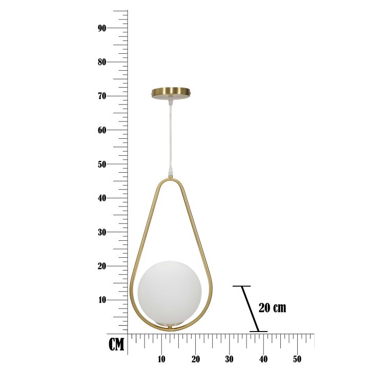 Lampada da Soffitto oro Bianco Necessarie 2 Lampadine Colore Struttura Bianco, Classe Energetica a+ - d - Goma
