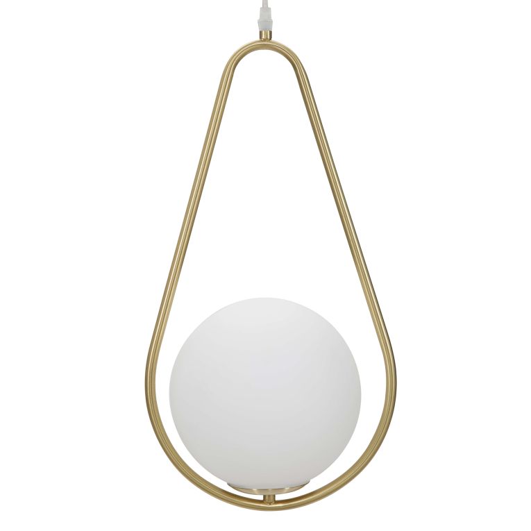 Lampada da Soffitto oro Bianco Necessarie 2 Lampadine Colore Struttura Bianco, Classe Energetica a+ - d - Goma