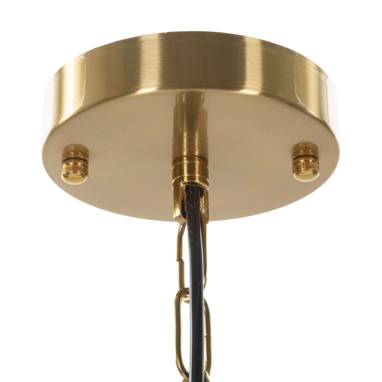 Lampada da Soffitto oro Necessarie 3 Lampadine Materiale Struttura in Vetro, - Darona