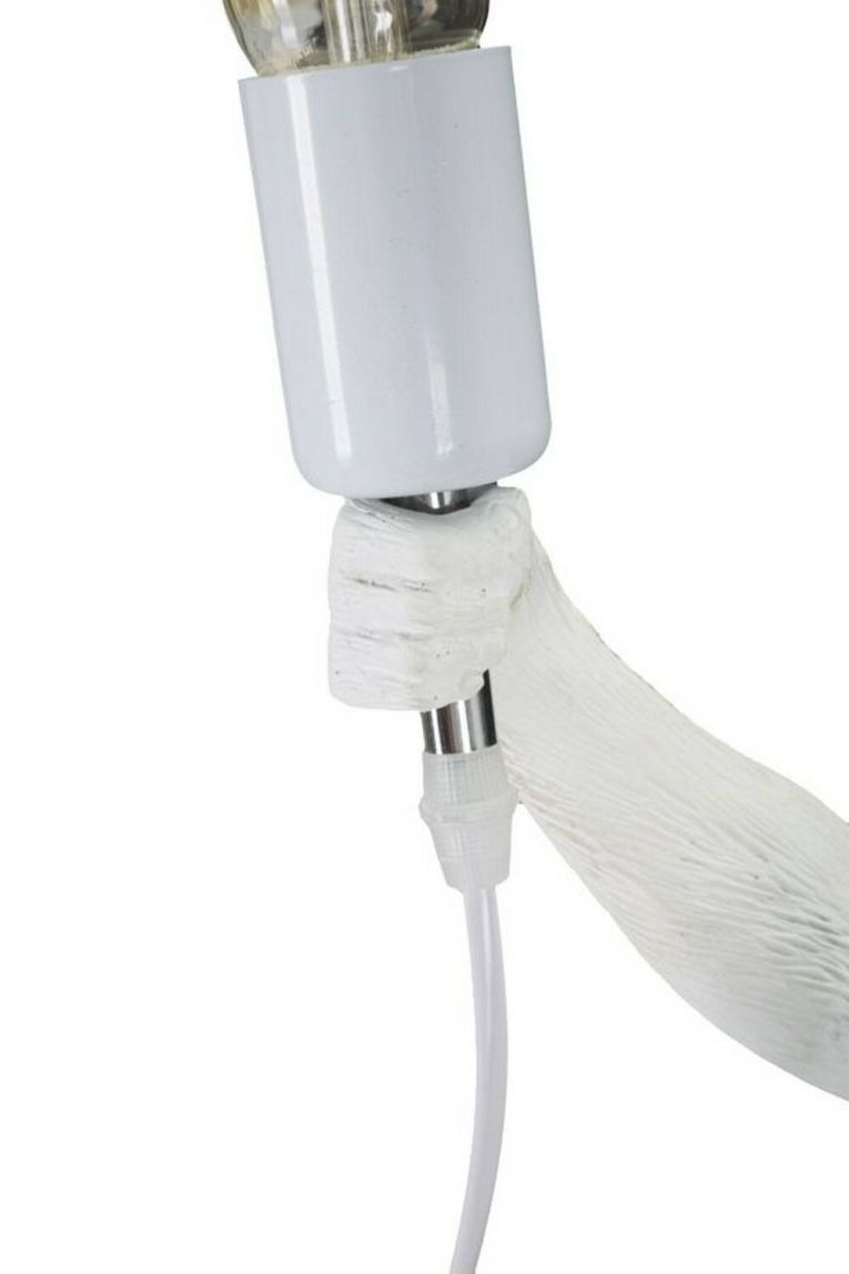 Lampada da tavolo Piet, 26x34 h55 cm, Bianco