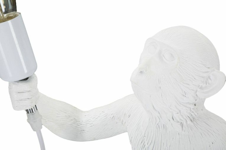 Lampada da tavolo Piet, 26x34 h55 cm, Bianco