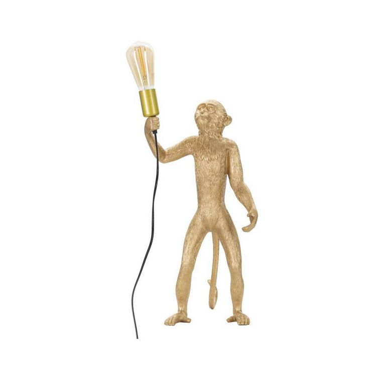 Lampada da tavolo Piet, 26x34 h55 cm, Oro