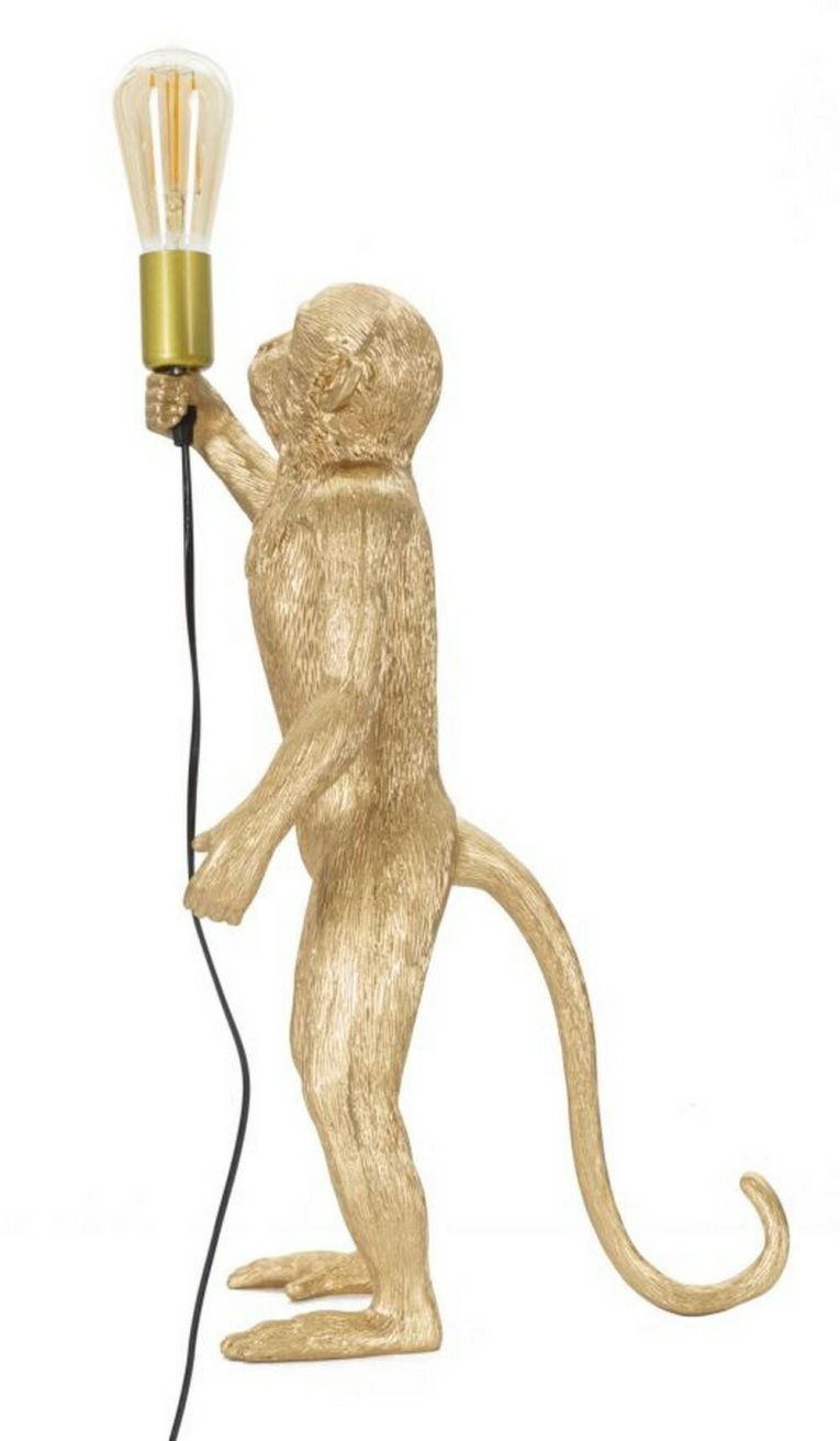 Lampada da tavolo Piet, 26x34 h55 cm, Oro