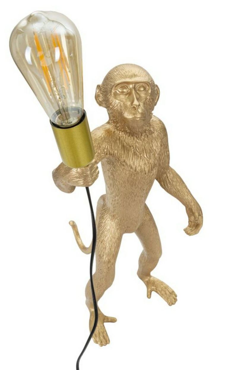 Lampada da tavolo Piet, 26x34 h55 cm, Oro