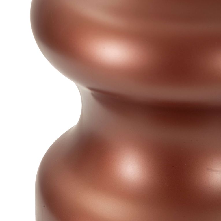 Lampada da Tavolo Rosa Marrone Necessaria 1 Lampadina Attacco e27, Paralume - Dabame