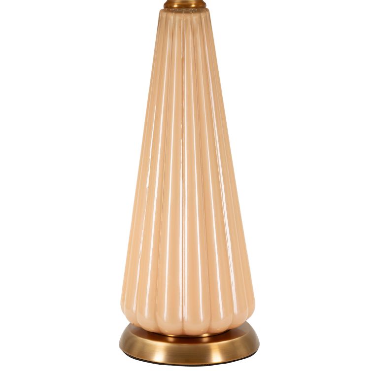 Lampada da Tavolo Rosa Perlato Bronzo Perlato Necessaria 1 Lampadina Paralume, Attacco e27 - Portre
