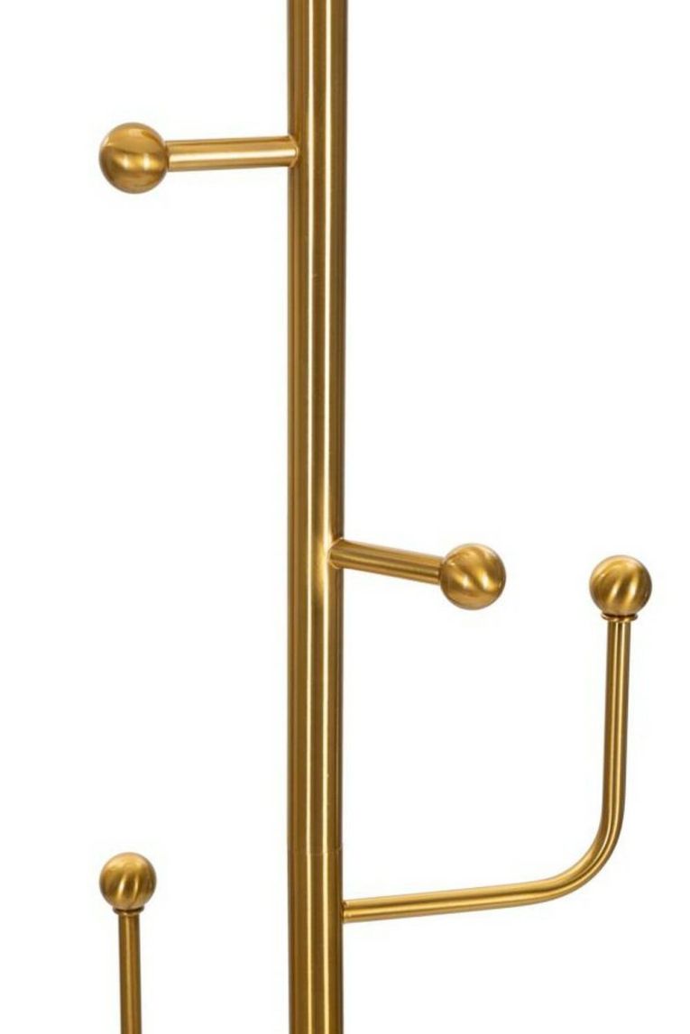 Lampada da terra Borbona, Luce da terra, Lampada da pavimento, Lampada a stelo, 41x41 h173 cm, Bianco e Oro