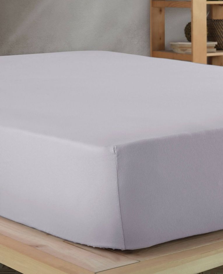Lenzuolo matrimoniale Noblesville, 190x130 cm, Grigio