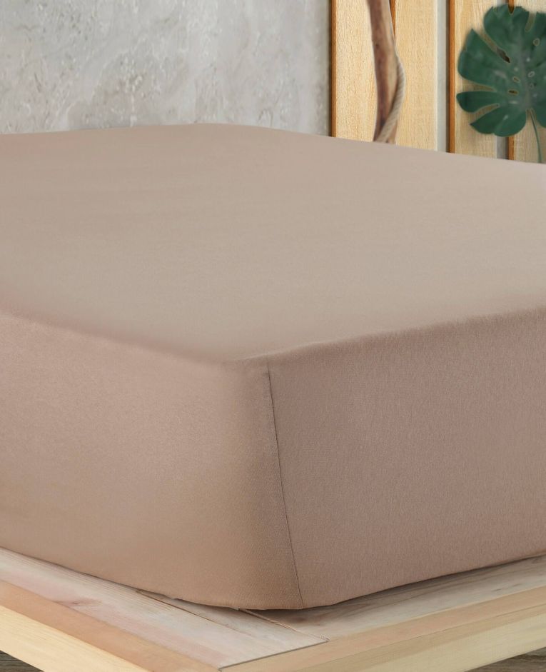 Lenzuolo singolo Nicholasville, 190x100 cm, Tan