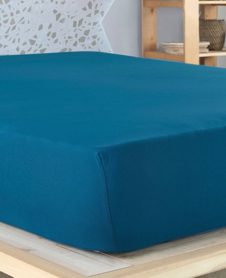 Lenzuolo singolo Oak Ridge, 190x90 cm, Blu