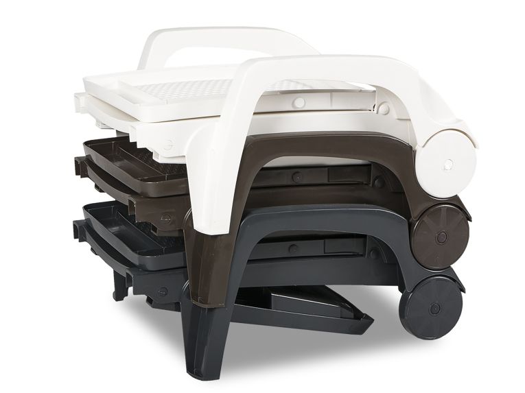 Lettino prendisole Abbie, 190x46h70 cm, Marrone