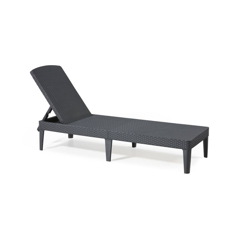 Lettino prendisole Glace, 188x58 h29 cm, Antracite