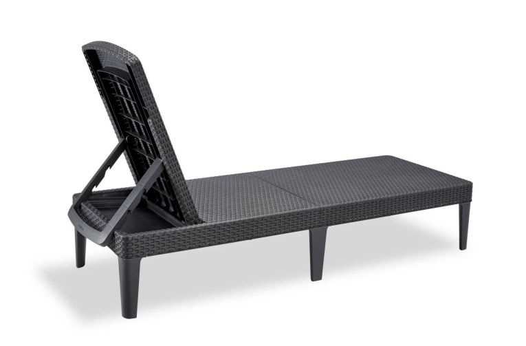 Lettino prendisole Glace, 188x58 h29 cm, Antracite