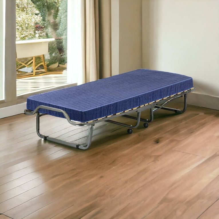 Letto 1 piazza pieghevole 190x80cm blu - Antonietto