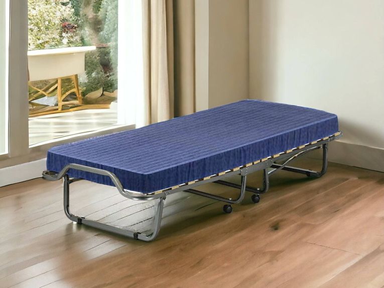 Letto 1 piazza pieghevole 190x80cm blu - Antonietto