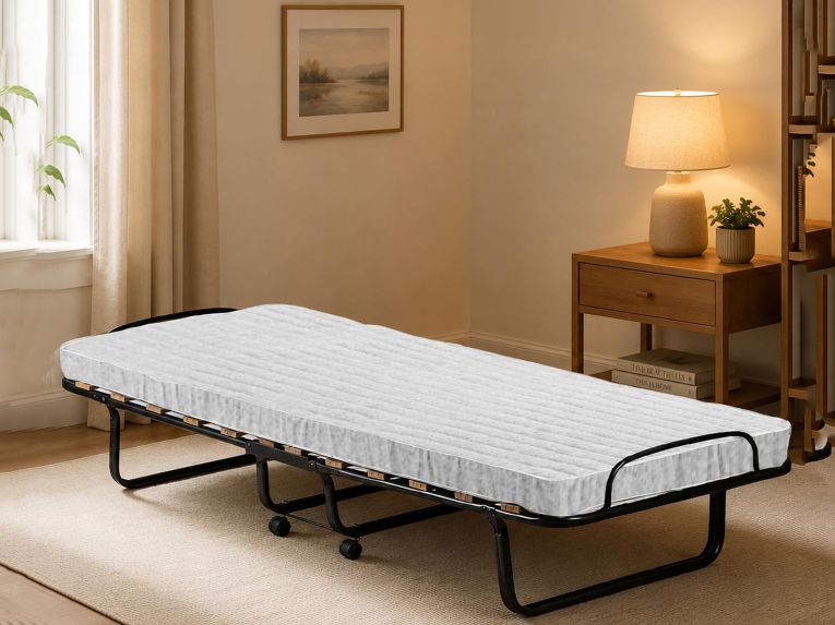 Letto 1 piazza pieghevole 200x80cm bianco - Banzi