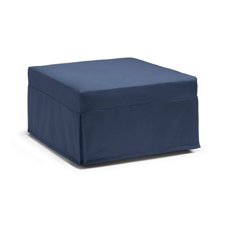 Letto 1 piazza pieghevole 80x80cm blu - Abak