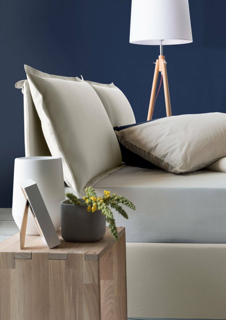 Letto alla francese contenitore beige 155x205cm - Askari