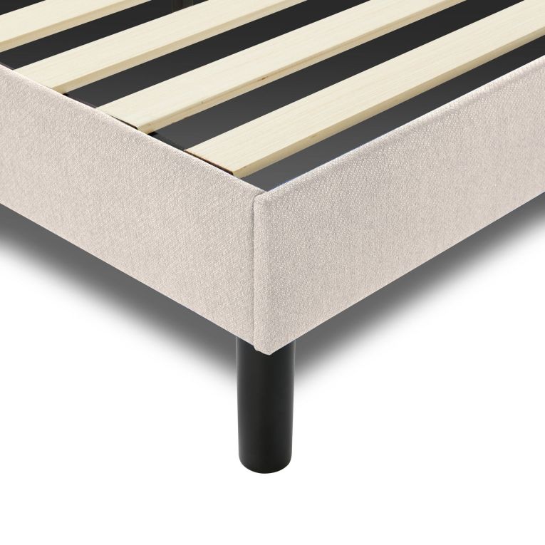 Letto alla francese in legno beige 149x204cm - Ikelos