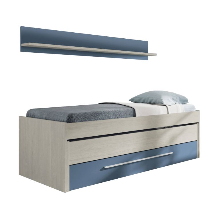 Letto bambini 199x96cm azzurro - Art