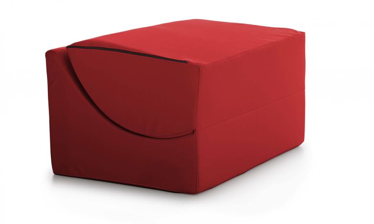 Letto due piazze pieghevole 50x100cm rosso - Amorina