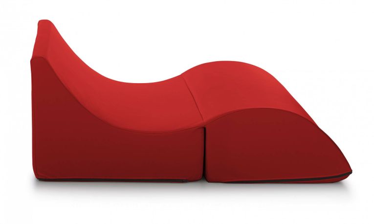 Letto due piazze pieghevole 50x100cm rosso - Amorina