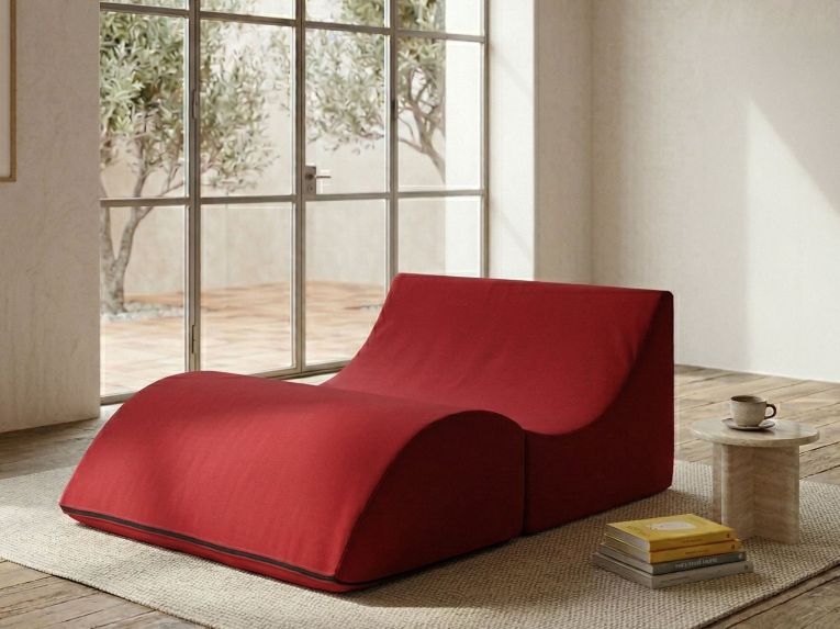 Letto due piazze pieghevole 50x100cm rosso - Amorina