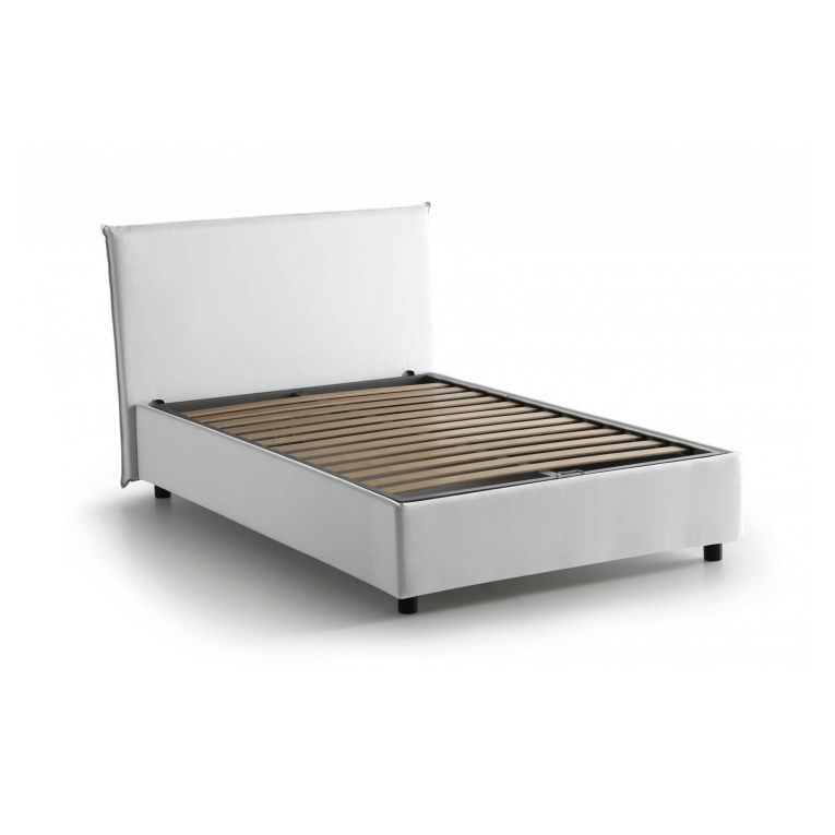 Letto francese design bianco 155x205cm - Angelic