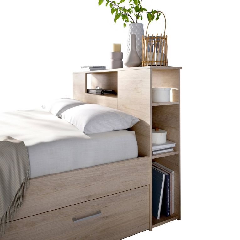 Letto francese elegante rovere 218x149cm - Conching