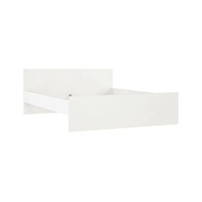 Letto matrimoniale bianco 166x206cm - Kaitak