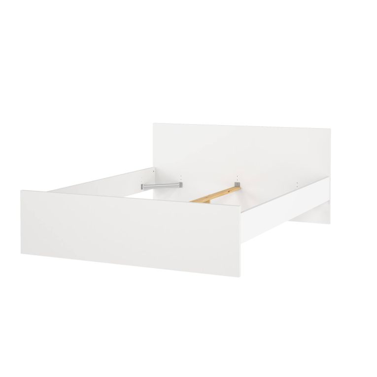 Letto matrimoniale bianco 166x206cm - Kaitak