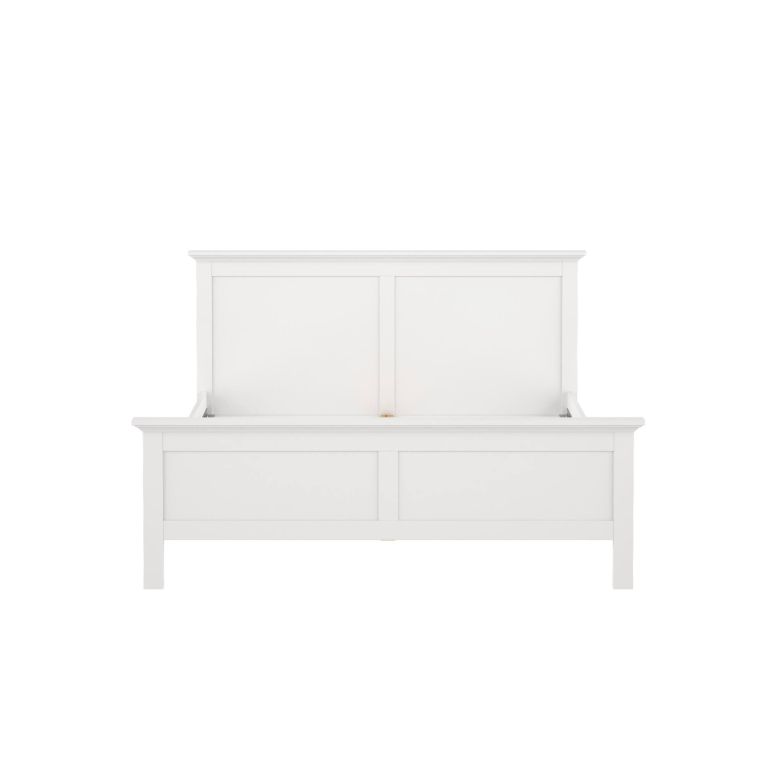Letto matrimoniale bianco 199x210cm - Fusi