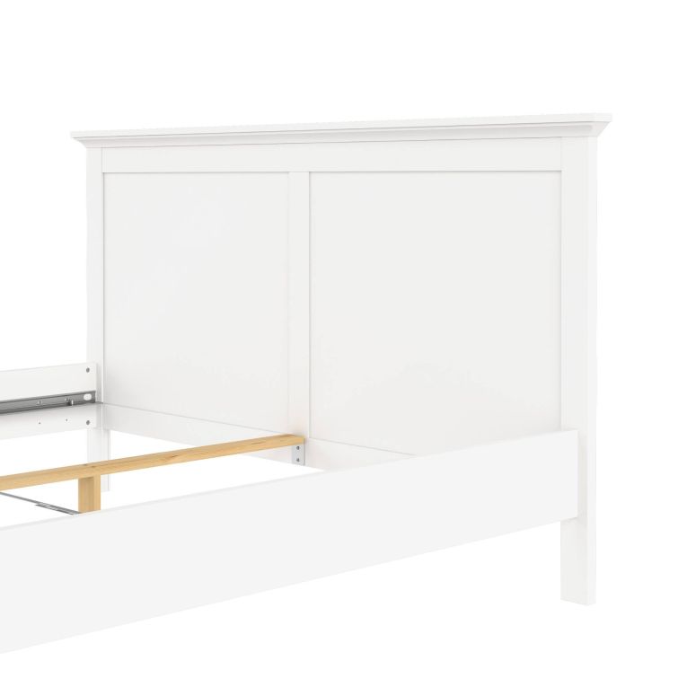 Letto matrimoniale bianco 199x210cm - Fusi