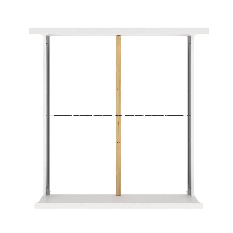 Letto matrimoniale bianco 199x210cm - Fusi