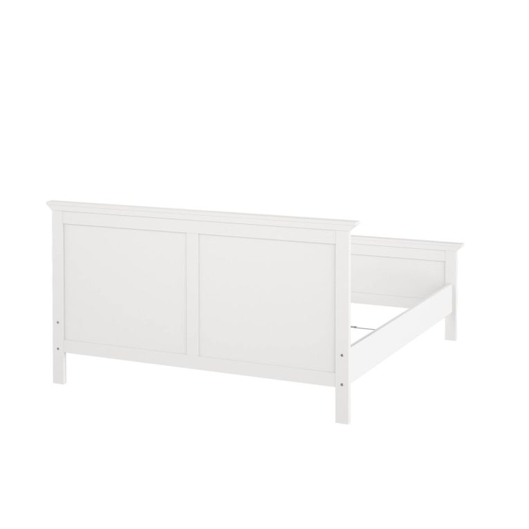 Letto matrimoniale bianco 199x210cm - Fusi