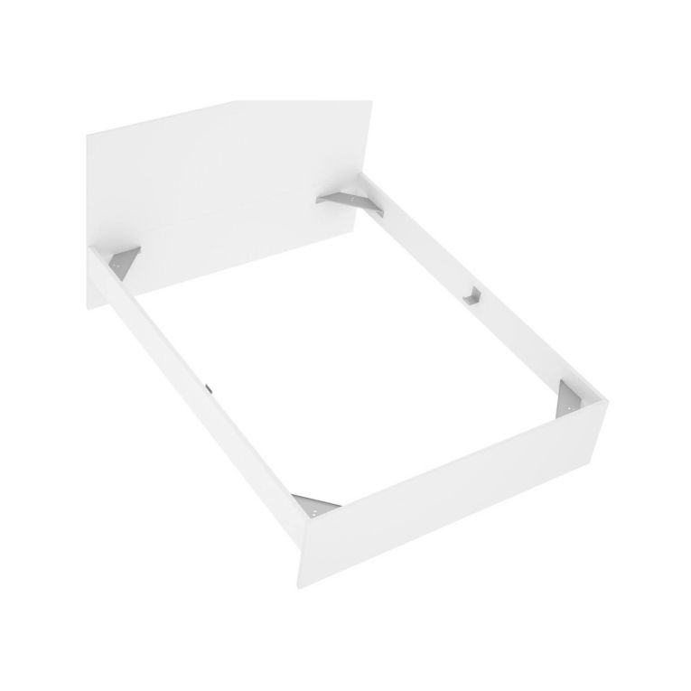 Letto matrimoniale bianco 205x266cm - Lupit