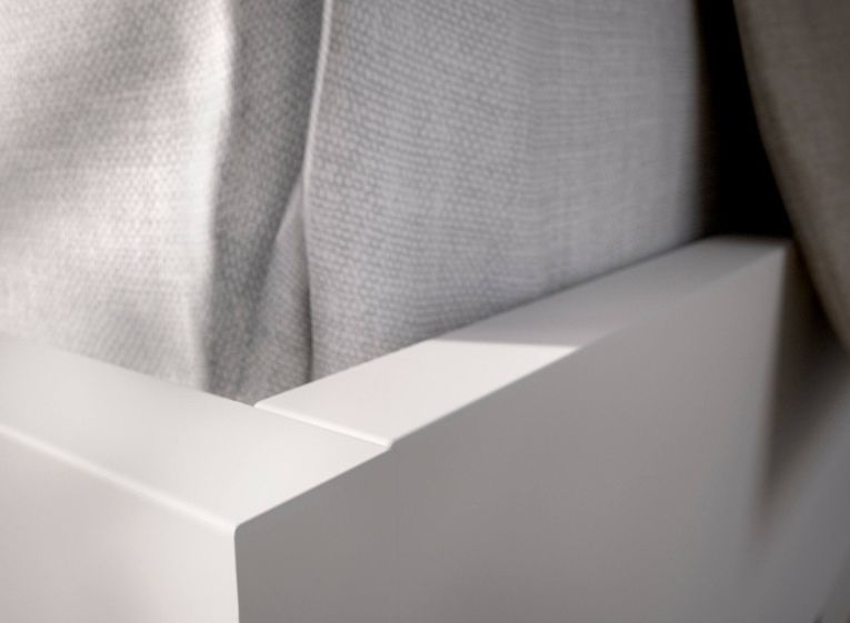 Letto matrimoniale bianco 205x266cm - Lupit