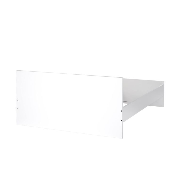 Letto matrimoniale bianco lucido 166x206cm vano a giorno - Nilofar