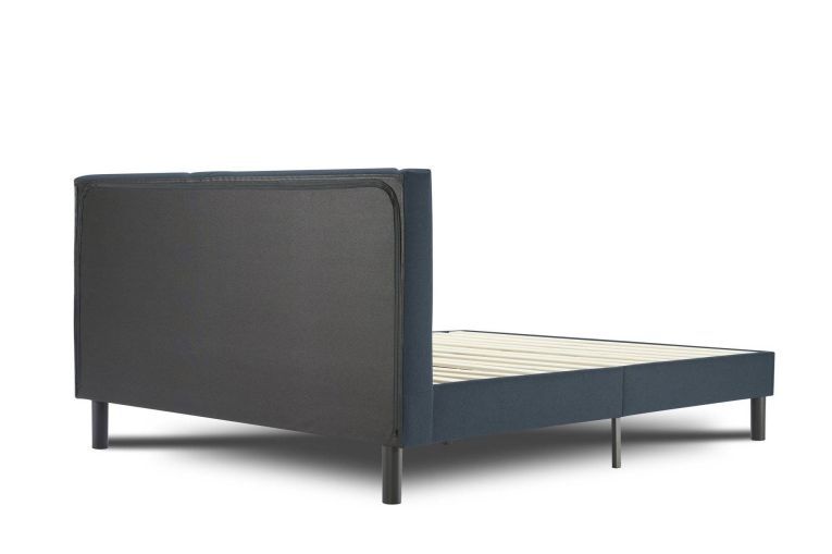 Letto matrimoniale blu 169x204cm imbottito - Morpheus