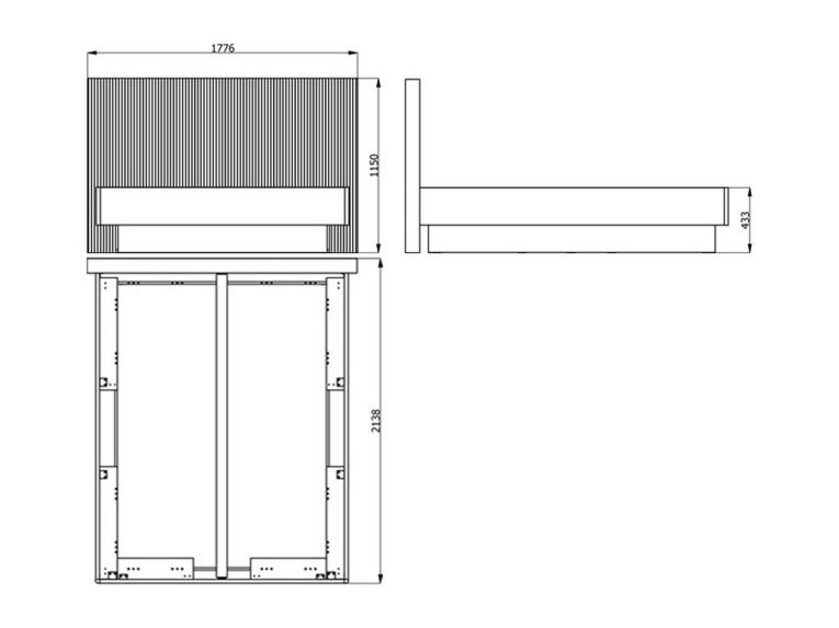 Letto Matrimoniale Grigio Tortora Testiera Imbottita Effetto Velluto Dimensione Materasso 160x200 cm, Peso Supportato 200 kg - Caprezzo
