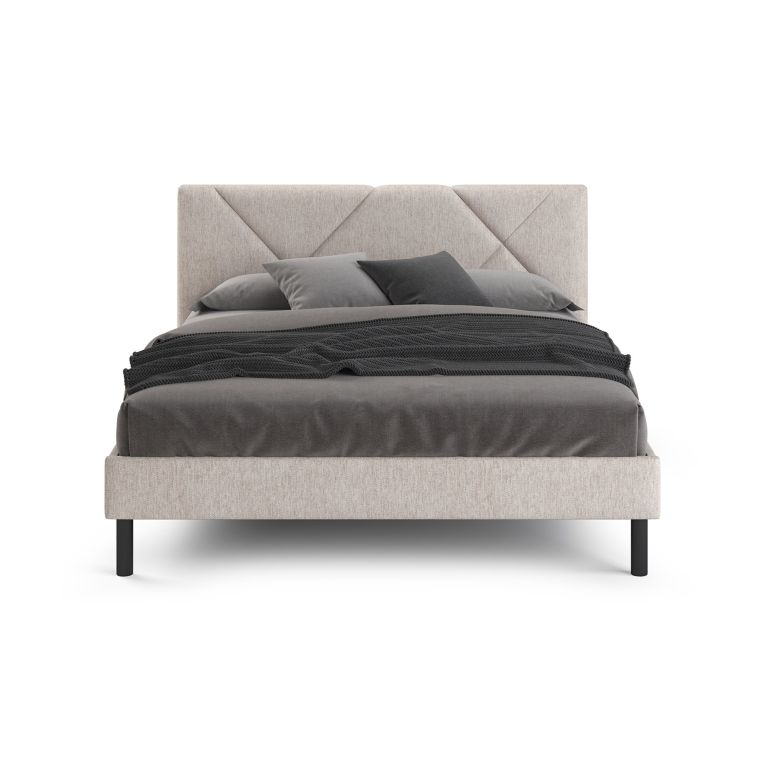 Letto matrimoniale Hypnos, 160x200 cm, Beige