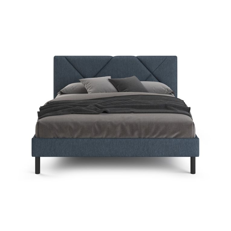 Letto matrimoniale Hypnos, 160x200 cm, Blu