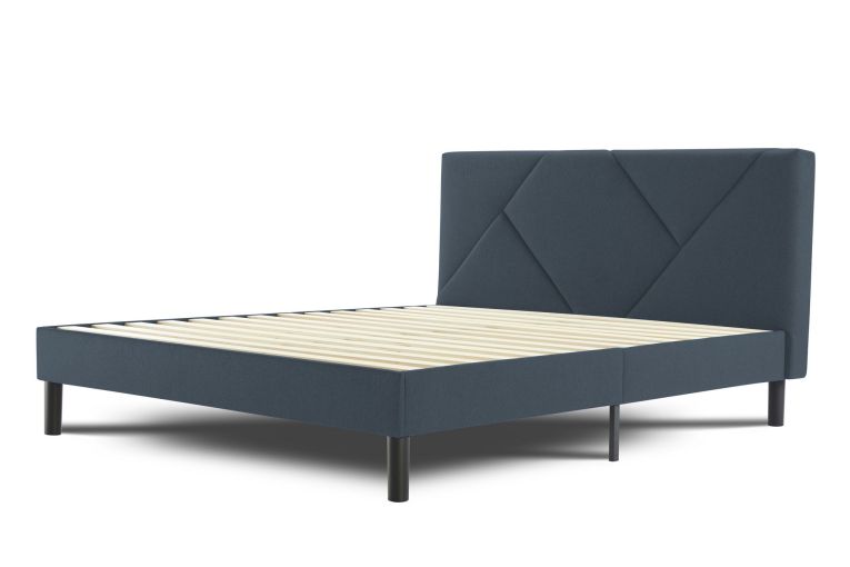 Letto matrimoniale Hypnos, 160x200 cm, Blu