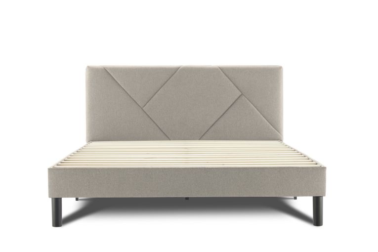 Letto matrimoniale Hypnos, 160x200 cm, Tortora