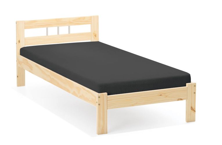 Letto matrimoniale Jena, Sommier per camera da letto, Giroletto per stanza, Struttura porta materasso, 195x145 h72 cm, Quercia