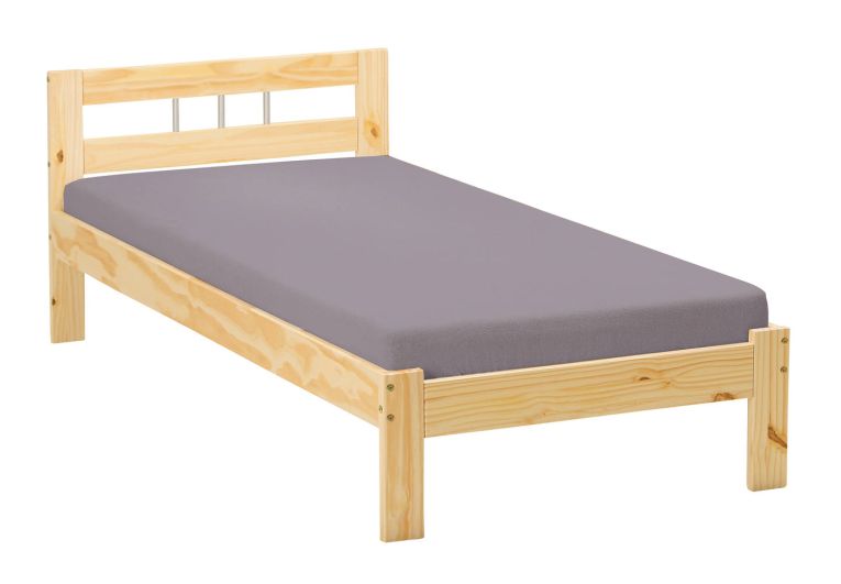 Letto matrimoniale Jena, Sommier per camera da letto, Giroletto per stanza, Struttura porta materasso, 195x145 h72 cm, Quercia