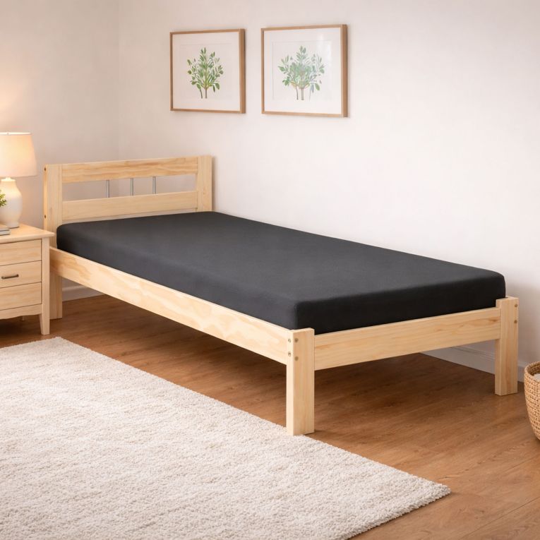 Letto Matrimoniale Marrone Rovere Matrimoniale Sfumatura Colore Struttura Rovere, - Lozzolo