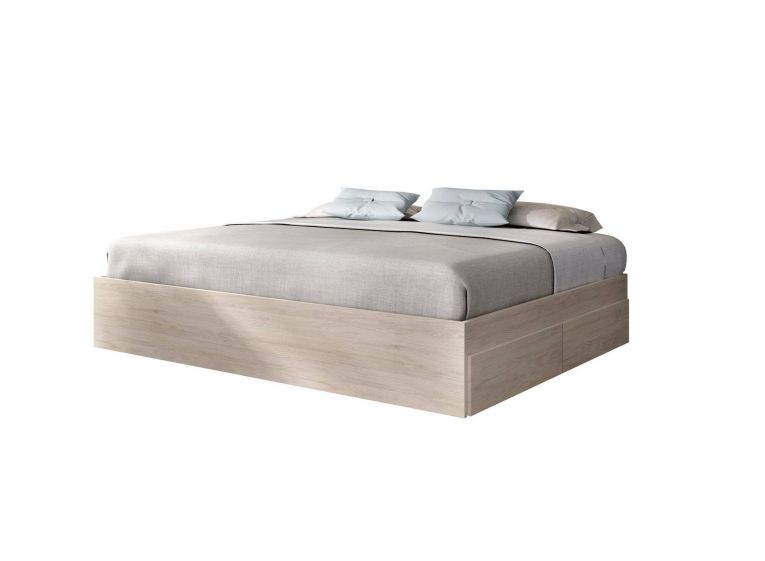Letto matrimoniale moderno rovere 205x169cm - Ferdie