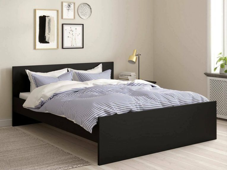 Letto matrimoniale nero 166x206cm - Kaitak